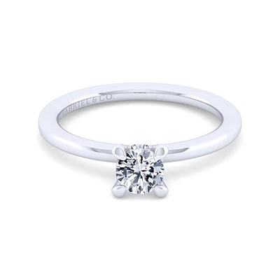 Gabriel & Co 5 Engagement Ring 14K White Gold Classic ER15744R2W44JJ