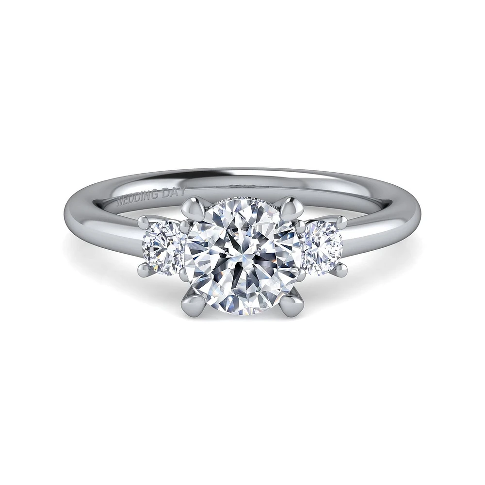 Gabriel & Co 7 Engagement Ring 14K White Gold Wedding Day ER15754R5W4JLG