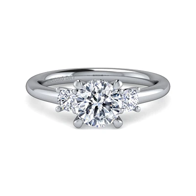 Gabriel & Co 7 Engagement Ring 14K White Gold Wedding Day ER15754R5W4JLG