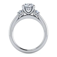 Gabriel & Co 7 Engagement Ring 14K White Gold Wedding Day ER15754R5W4JLG