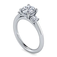 Gabriel & Co 7 Engagement Ring 14K White Gold Wedding Day ER15754R5W4JLG