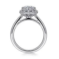 Gabriel & Co 6.5 Engagement Ring Platinum Contemporary ER15755Q4PT4JJ