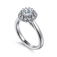 Gabriel & Co 6.5 Engagement Ring Platinum Contemporary ER15755Q4PT4JJ