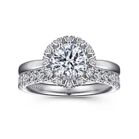 Gabriel & Co 6.5 Engagement Ring Platinum Contemporary ER15755Q4PT4JJ