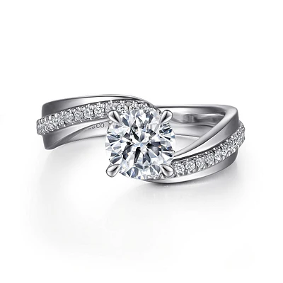 Gabriel & Co 6.5 Engagement Ring Platinum Contemporary ER15765R4PT4JJ