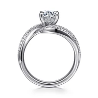 Gabriel & Co 6.5 Engagement Ring Platinum Contemporary ER15765R4PT4JJ