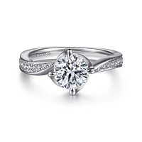 Gabriel & Co 6.5 Engagement Ring Platinum Contemporary ER15766R4PT4JJ
