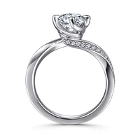 Gabriel & Co 6.5 Engagement Ring Platinum Contemporary ER15766R4PT4JJ