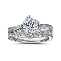 Gabriel & Co 6.5 Engagement Ring Platinum Contemporary ER15766R4PT4JJ