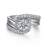 Gabriel & Co 6.5 Engagement Ring Platinum Contemporary ER15770R4PT4JJ