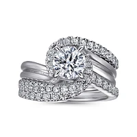 Gabriel & Co 6.5 Engagement Ring Platinum Contemporary ER15770R4PT4JJ