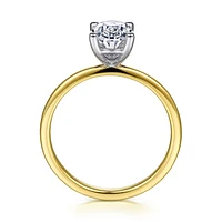 Gabriel & Co 9x6 Engagement Ring 14K Gold Classic ER15960O6M4JJJ