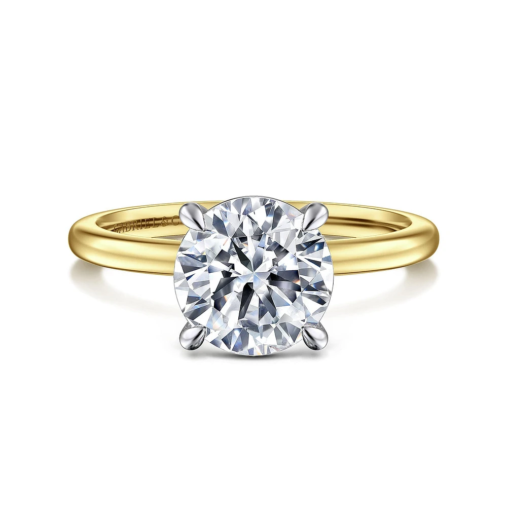 Gabriel & Co 8 Engagement Ring 14K Gold Classic ER15960R8M4JJJ