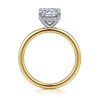 Gabriel & Co 7X7 Engagement Ring 14K Gold Classic ER15972C8M44JJ