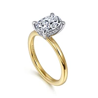 Gabriel & Co 9x6 Engagement Ring 14K Gold Classic ER15972O6M44JJ