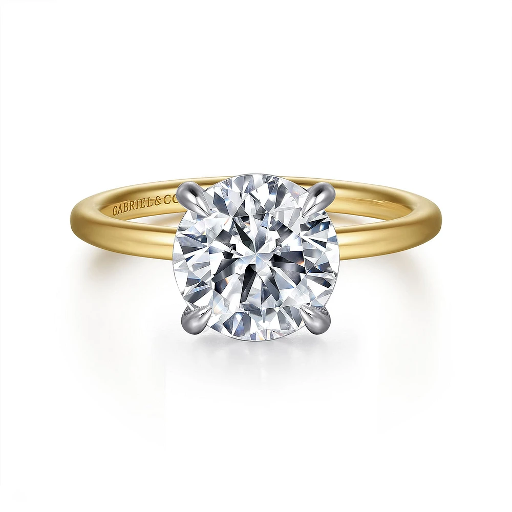 Gabriel & Co 9 Engagement Ring 14K Gold Classic ER15972R12M44JJ
