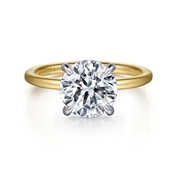 Gabriel & Co 9 Engagement Ring 14K Gold Classic ER15972R12M44JJ