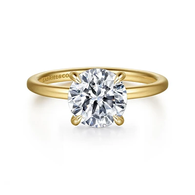 Gabriel & Co 8 Engagement Ring 14K Yellow Gold Classic ER15972R8Y44JJ