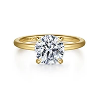 Gabriel & Co 8 Engagement Ring 14K Yellow Gold Classic ER15972R8Y44JJ