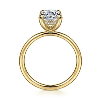 Gabriel & Co 8 Engagement Ring 14K Yellow Gold Classic ER15972R8Y44JJ