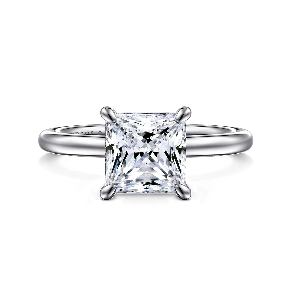 Gabriel & Co 7 Engagement Ring 14K White Gold Classic ER15972S8W44JJ