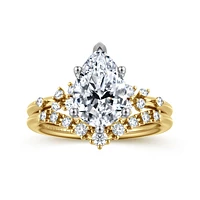 Gabriel & Co 10.5X7 Engagement Ring 14K Gold Starlight ER15973P8M44JJ
