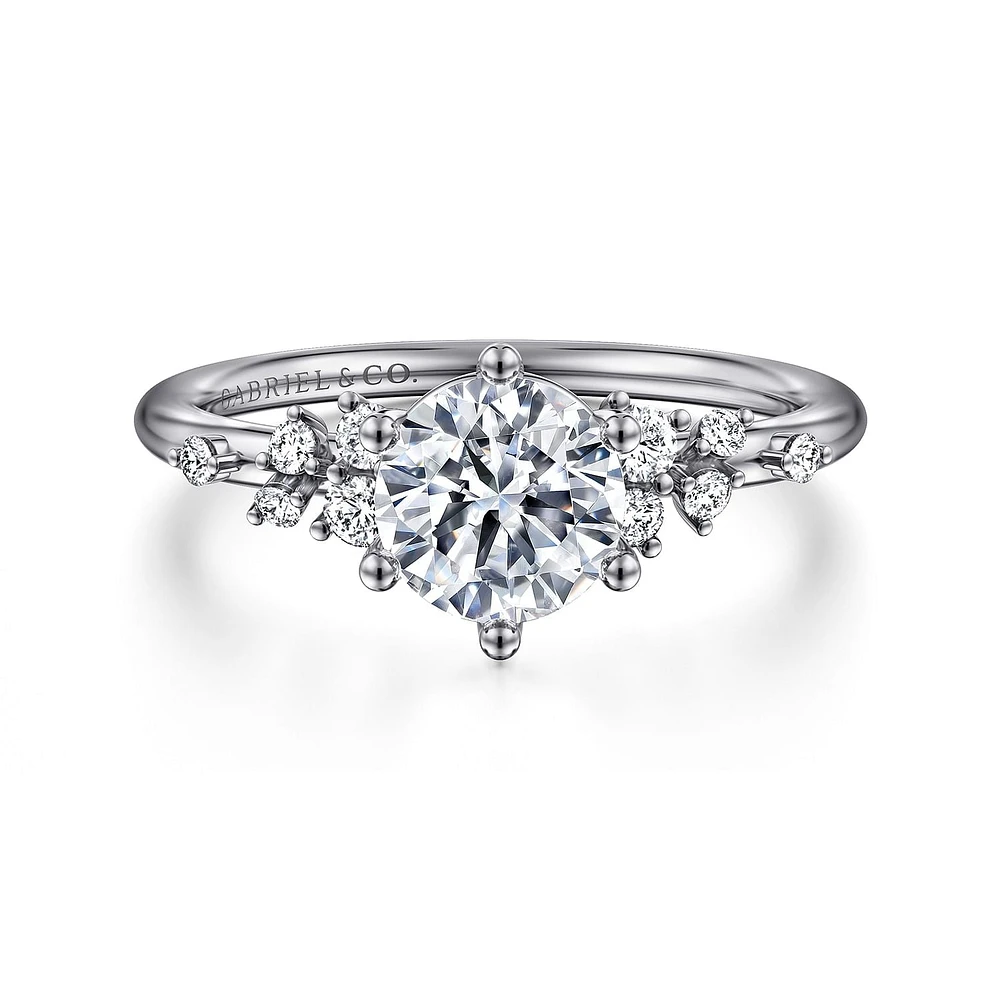 Gabriel & Co 6.5 Engagement Ring Platinum Starlight ER15973R4PT4JJ