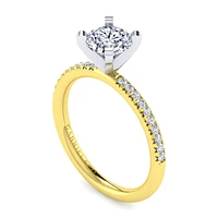Gabriel & Co 6.5 Engagement Ring 14K Gold Classic ER16055R4M44JJ