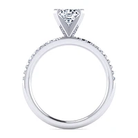 Gabriel & Co 6.5 Engagement Ring 14K White Gold Classic ER16055R4W44JJ
