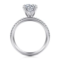 Gabriel & Co 7.4 Engagement Ring 14K White Gold Classic ER16055R6W44JJ