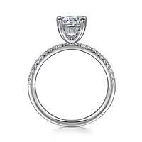 Gabriel & Co 6.5 Engagement Ring 14K White Gold Classic ER16058R4W44JJ
