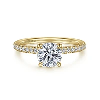 Gabriel & Co 6.5 Engagement Ring 14K Yellow Gold Classic ER16058R4Y44JJ