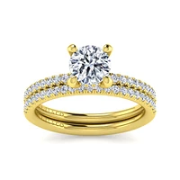 Gabriel & Co 6.5 Engagement Ring 14K Yellow Gold Classic ER16058R4Y44JJ