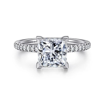 Gabriel & Co 7 Engagement Ring 14K White Gold Classic ER16058S8W44JJ