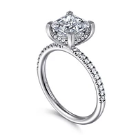 Gabriel & Co 7 Engagement Ring 14K White Gold Classic ER16058S8W44JJ