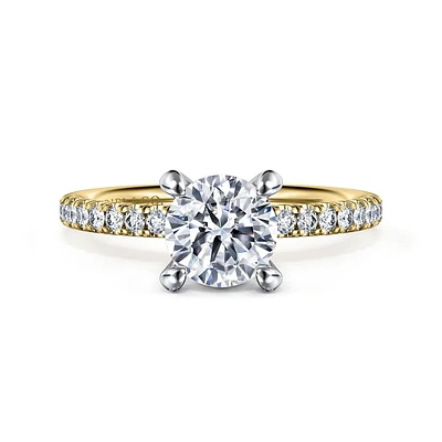 Gabriel & Co 6.5 Engagement Ring 14K Gold Classic ER16059R4M44JJ