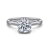Gabriel & Co 7.4 Engagement Ring 14K White Gold Classic ER16061R6W44JJ