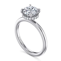 Gabriel & Co 7.4 Engagement Ring 14K White Gold Classic ER16061R6W44JJ