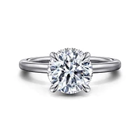 Gabriel & Co 8 Engagement Ring 14K White Gold Classic ER16061R8W44JJ