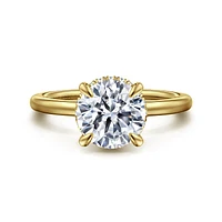 Gabriel & Co 8 Engagement Ring 14K Yellow Gold Classic ER16061R8Y44JJ