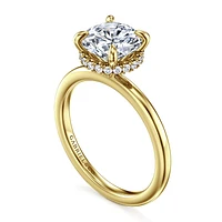 Gabriel & Co 8 Engagement Ring 14K Yellow Gold Classic ER16061R8Y44JJ