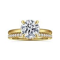 Gabriel & Co 8 Engagement Ring 14K Yellow Gold Classic ER16061R8Y44JJ
