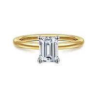 Gabriel & Co 6.5X5.5 Engagement Ring 14K Gold Classic ER16117E4M44JJ