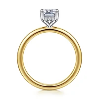 Gabriel & Co 6.5X5.5 Engagement Ring 14K Gold Classic ER16117E4M44JJ