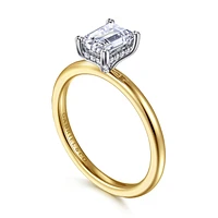 Gabriel & Co 6.5X5.5 Engagement Ring 14K Gold Classic ER16117E4M44JJ