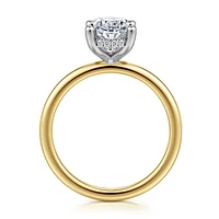 Gabriel & Co 10.5X7 Engagement Ring 14K Gold Classic ER16117O8M44JJ