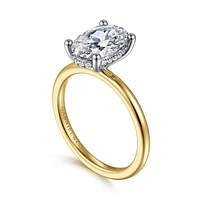 Gabriel & Co 10.5X7 Engagement Ring 14K Gold Classic ER16117O8M44JJ