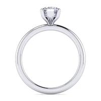 Gabriel & Co 8.5X5.5 Engagement Ring 14K White Gold Classic ER16117P4W44JJ