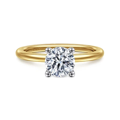 Gabriel & Co 6.5 Engagement Ring 14K Gold Classic ER16117R4M44JJ