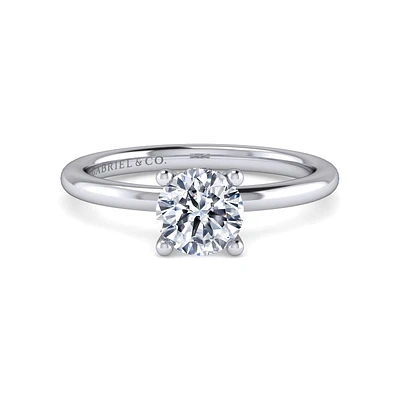 Gabriel & Co 6.5 Engagement Ring 14K White Gold Classic ER16117R4W44JJ